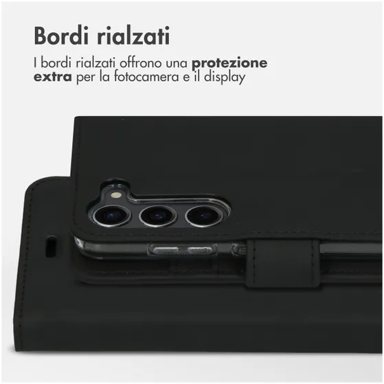 Accezz Wallet Softcase Bookcase Samsung Galaxy S23 Zwart
