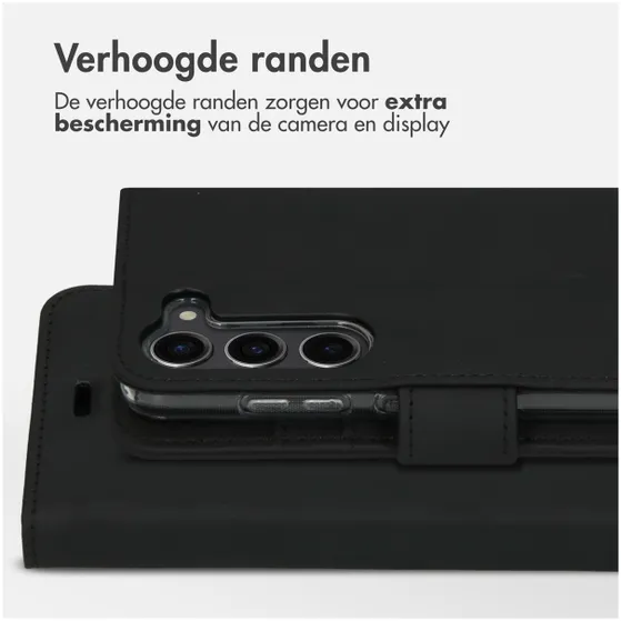 Accezz Wallet Softcase Bookcase Samsung Galaxy S23 Zwart