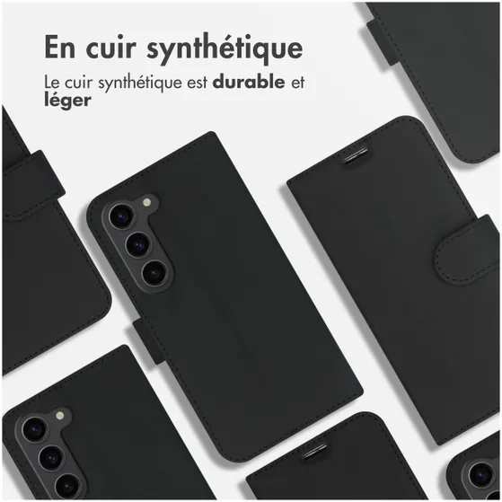 Accezz Wallet Softcase Bookcase Samsung Galaxy S23 Zwart