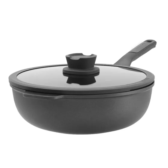 Berghoff BFF wok+deksel+greep 28cm St+