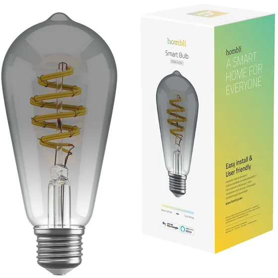 Hombli Smart Filament Bulb CCT E27 ST64 Grijs