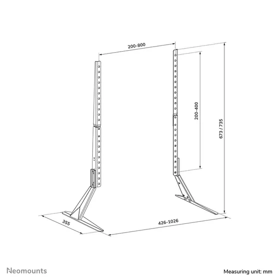 Neomounts DS45-430BL19
