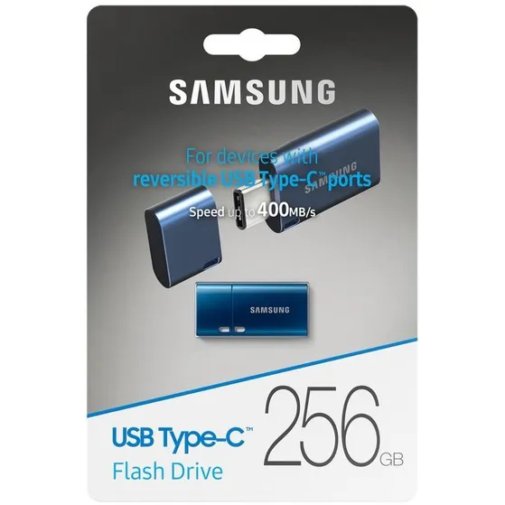 Samsung USB-C Flash Drive 256GB Blauw