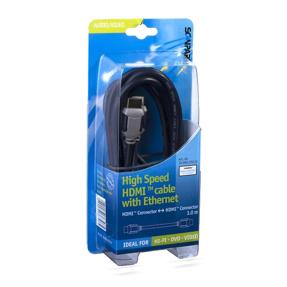 Scanpart High Speed HDMI kabel met Ethernet 3.0m