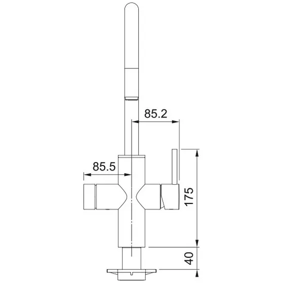Franke Maris Touch RVS 4L