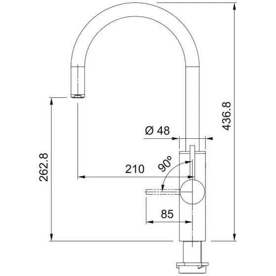 Franke Maris Touch RVS 4L