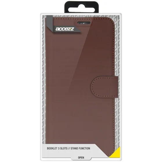 Accezz Wallet Softcase Bookcase Samsung Galaxy S23 Plus Bruin