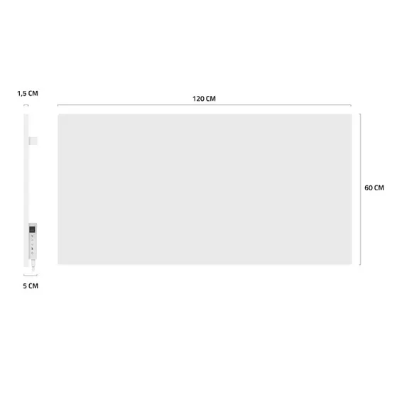 Hombli Smart Infrared Panel Heater - 700W Metaal