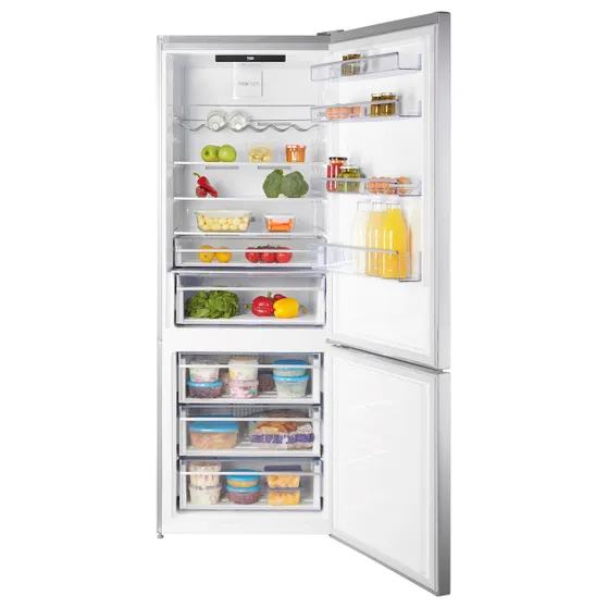 Beko RCNE560E40ZXBN Zilver