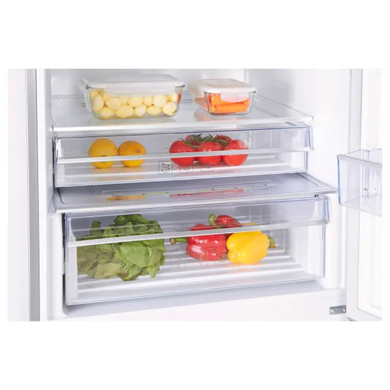 Beko RCNE560E40ZXBN Zilver