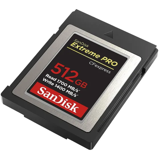 SanDisk CF express Extreme Pro 512GB 1700 / 1400MB/s type B