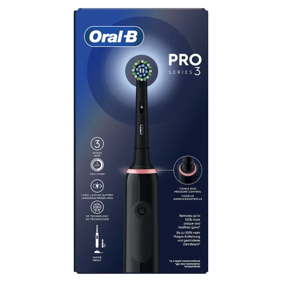 Oral B Pro 3 3000 Cross Action Zwart