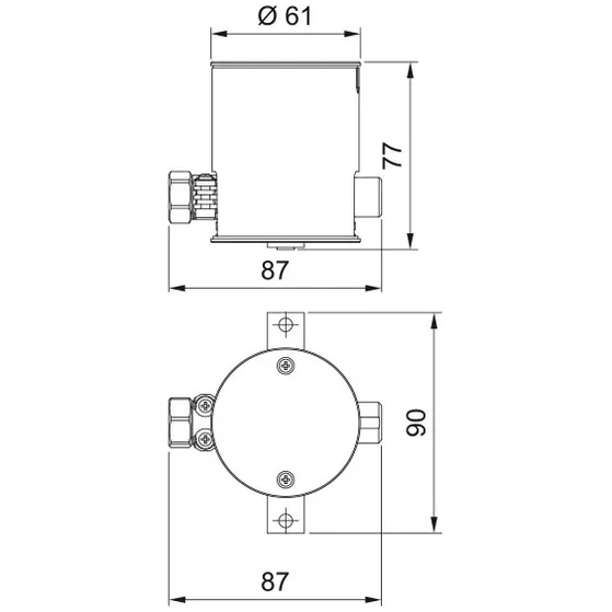 Franke Maris Touch Zwart 7L