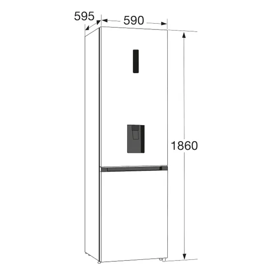 ETNA KCV286WZWA Zwart