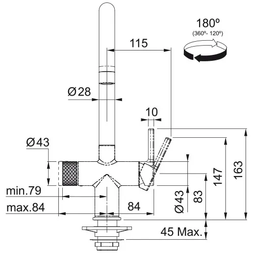 Franke Maris Twist RVS 4L