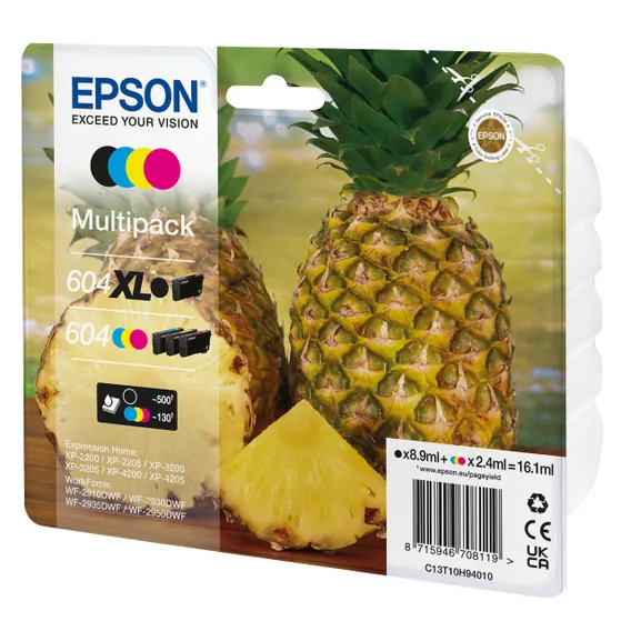 Epson 604XL Cartridges Combo Pack Multi-color