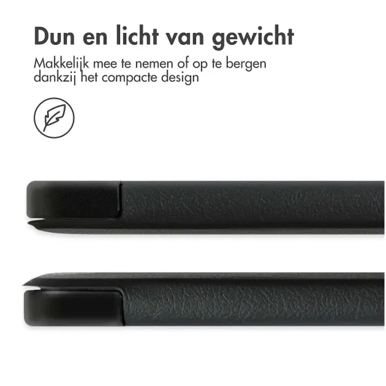 Accezz Trifold Bookcase Samsung Galaxy Tab A9 Zwart