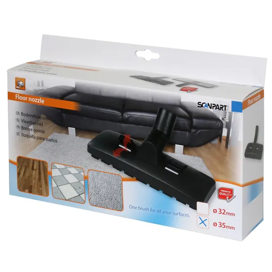 Scanpart combimond 35mm metalen bodemplaat