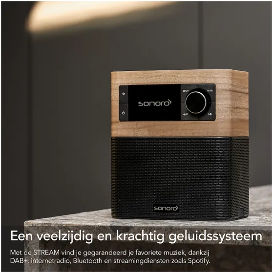 Sonoro STREAM (2025) Esdoorn/Wit