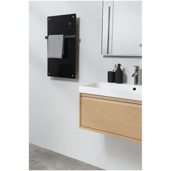 Eurom Alutherm Sani Verre 1200 WiFi Zwart