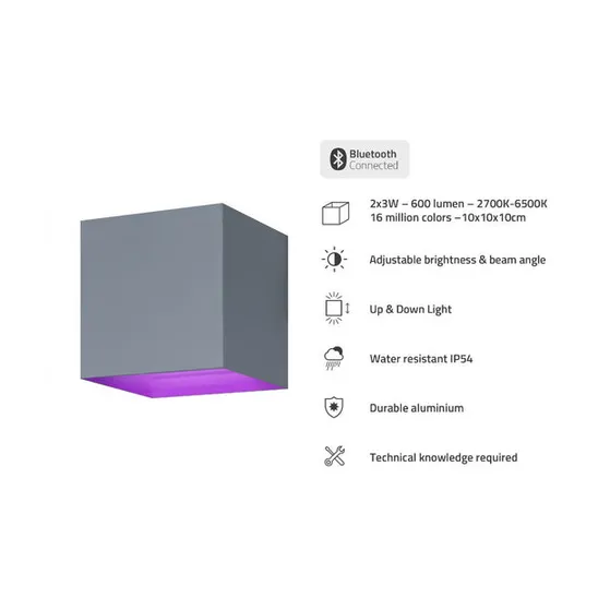 Hombli Smart Wall Light Grijs