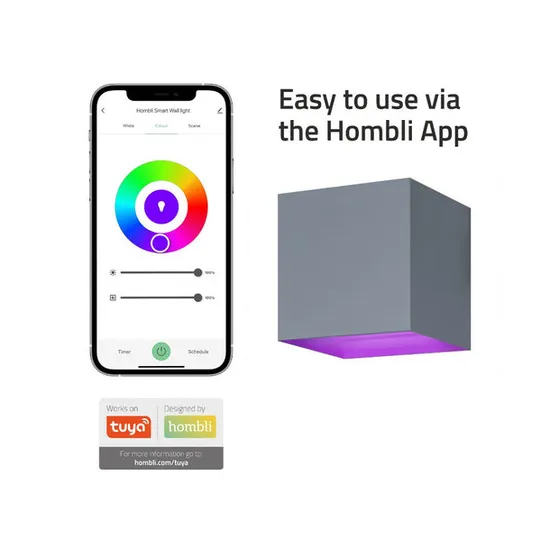 Hombli Smart Wall Light Grijs
