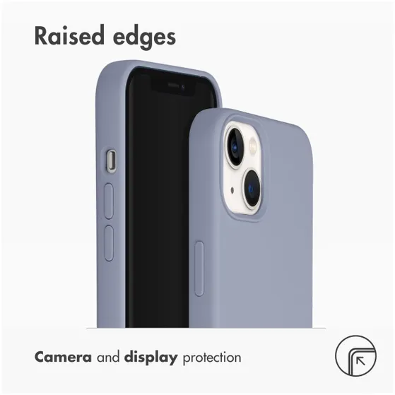Accezz Liquid Silicone voor Apple iPhone 13 Paars