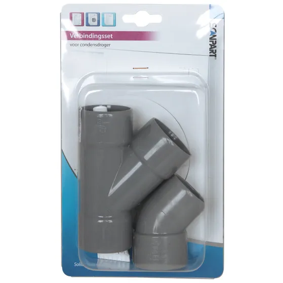 Scanpart PVC y-stuk verbindingsset condensdroger