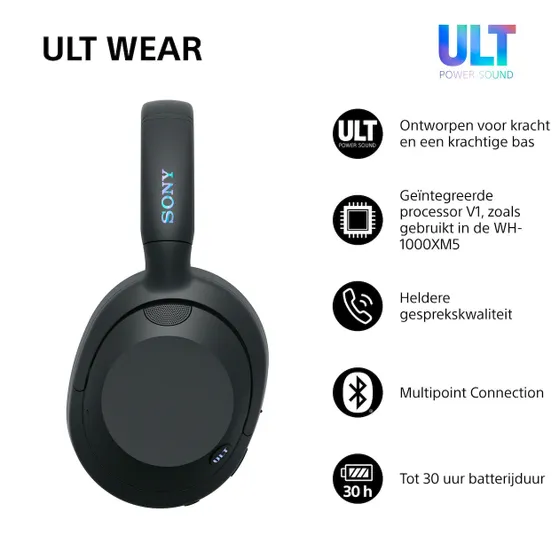 Sony ULT WEAR Zwart