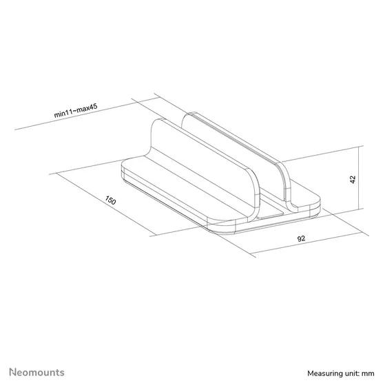 Neomounts NSLS300BLACK Zwart