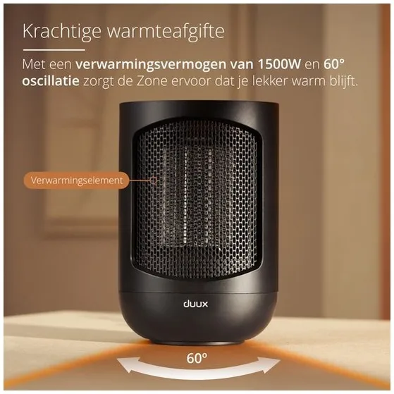 Duux Zone DXCH41 Zwart