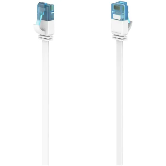 Hama Netwerkkabel, CAT-6a, 10 Gbit/s, U/UTP, plat, 10,00 m