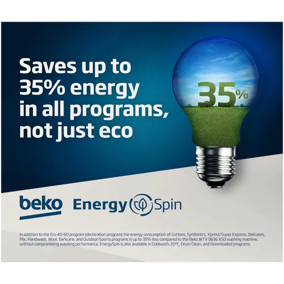 Beko BM3WFU4861B EnergySpin Wit