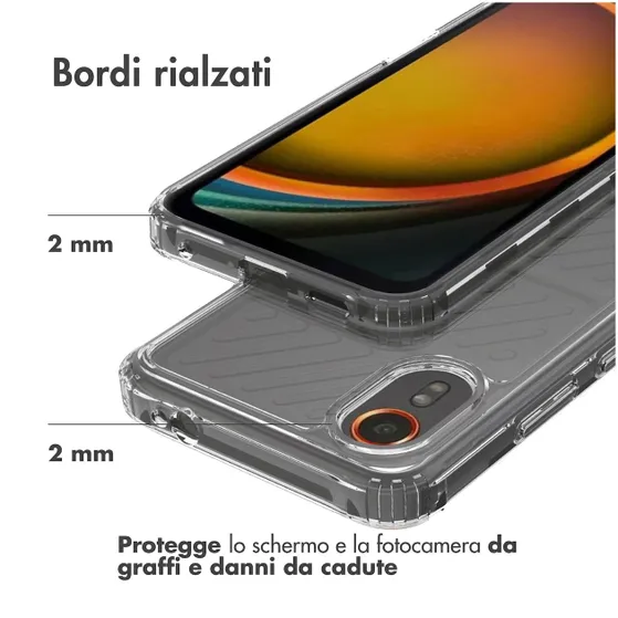 Accezz Xtreme Impact Backcover Samsung Galaxy Xcover 7 Transparant