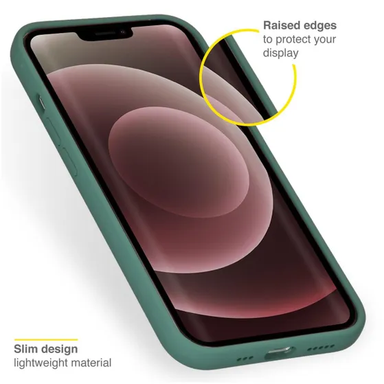 Accezz Liquid Silicone voor Apple iPhone 13 Pro Max Groen