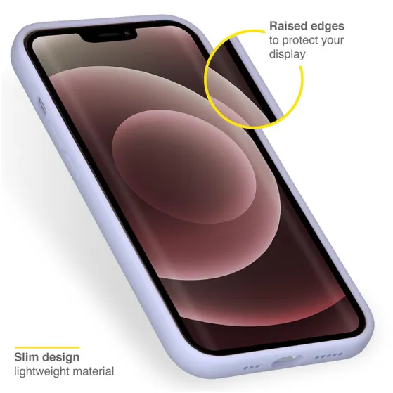 Accezz Liquid Silicone voor Apple iPhone 13 Pro Max Paars