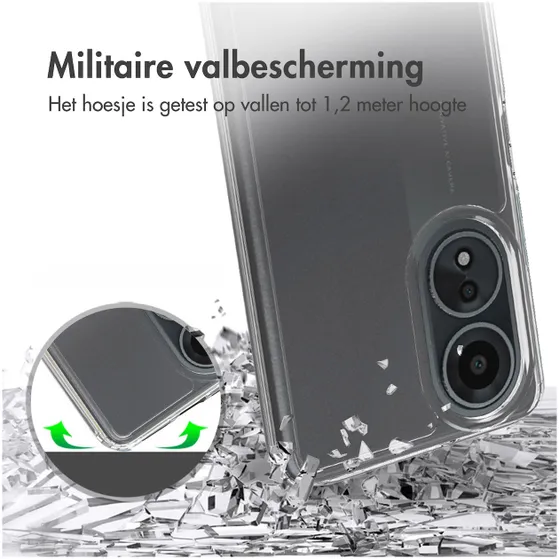 Accezz Xtreme Impact Backcover Oppo A58 Transparant