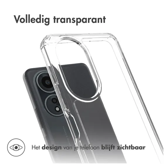 Accezz Xtreme Impact Backcover Oppo A58 Transparant