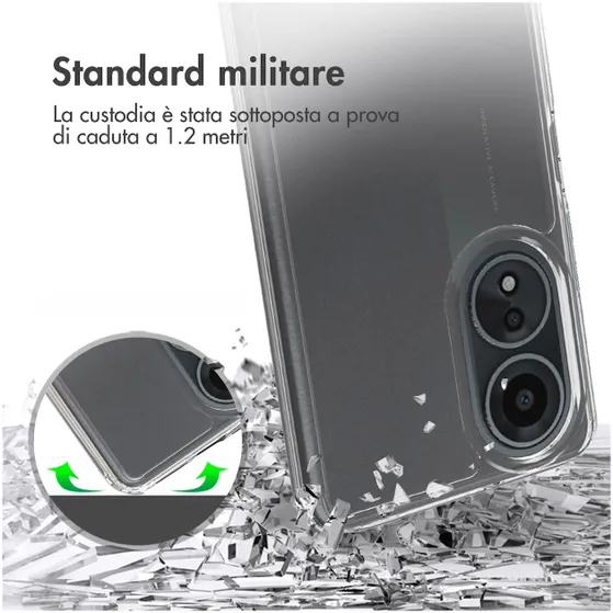 Accezz Xtreme Impact Backcover Oppo A58 Transparant