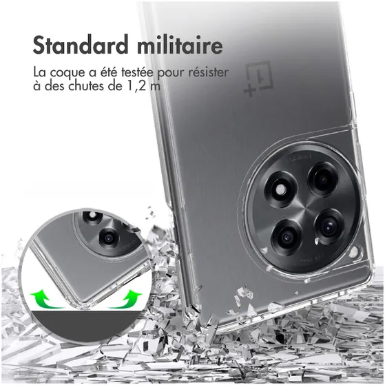Accezz Xtreme Impact Backcover OnePlus 12R Transparant