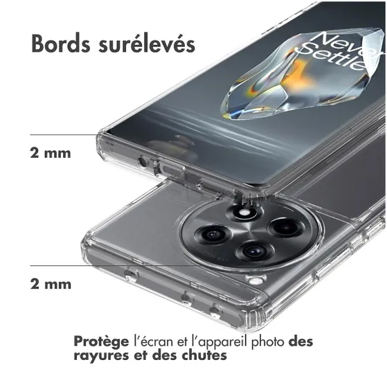 Accezz Xtreme Impact Backcover OnePlus 12R Transparant