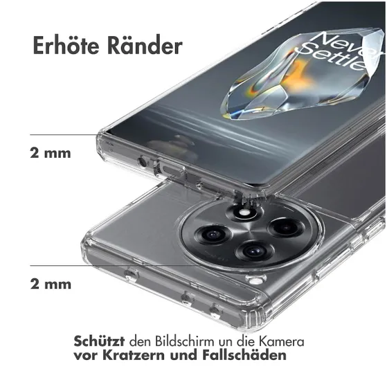 Accezz Xtreme Impact Backcover OnePlus 12R Transparant