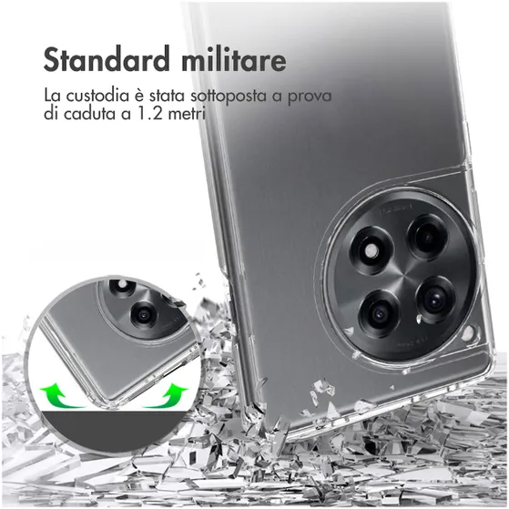 Accezz Xtreme Impact Backcover OnePlus 12R Transparant