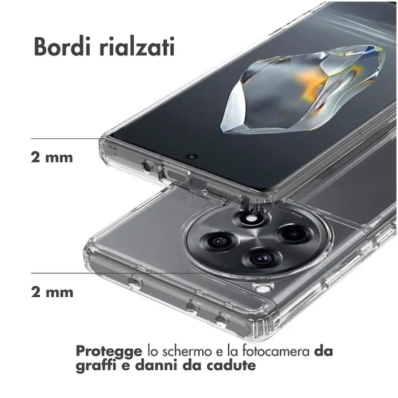 Accezz Xtreme Impact Backcover OnePlus 12R Transparant