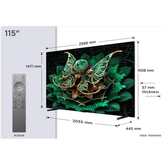 TCL MINI LED 115C7K (2025)