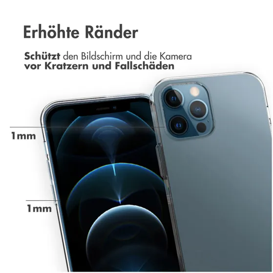 Accezz Clear Backcover iPhone 12 Pro Max Transparant