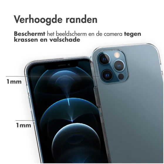 Accezz Clear Backcover iPhone 12 Pro Max Transparant