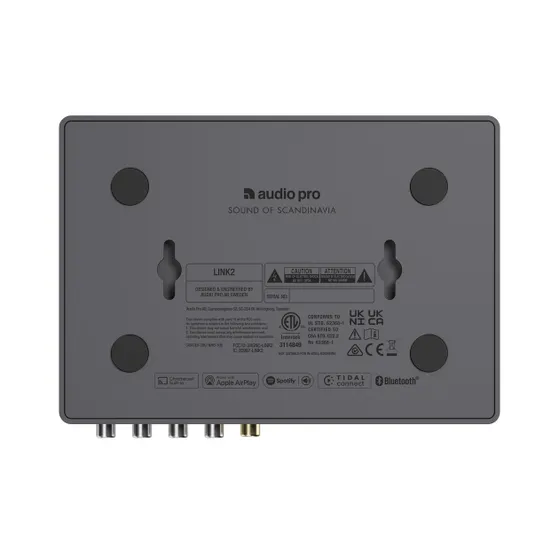 Audio Pro Link 2 Multiroom Player Donkergrijs