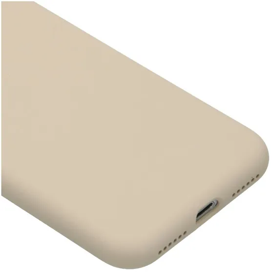 Accezz Liquid Silicone voor Apple iPhone SE (2022 / 2020) / 8 / 7 Zand