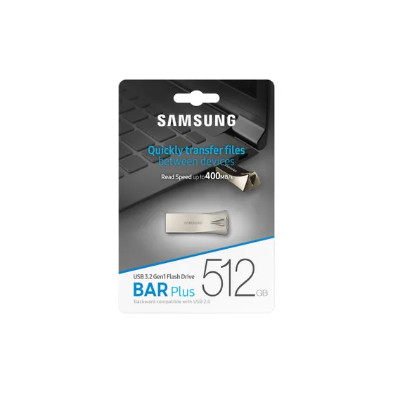 Samsung BAR Plus 512GB Zilver